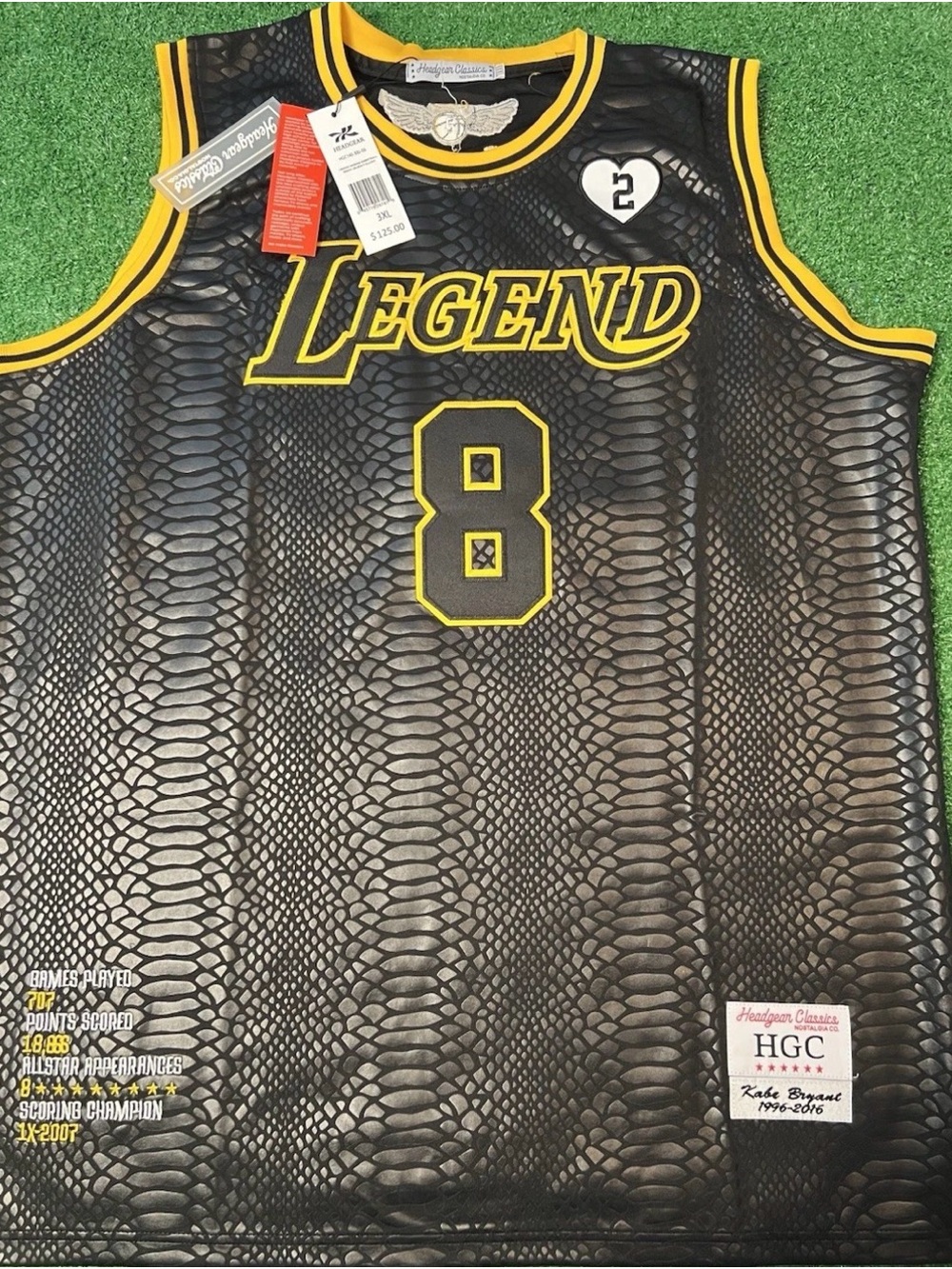 🏀🐍🏀 Kobe Bryant Legend of the Mamba Snakeskin Jersey
